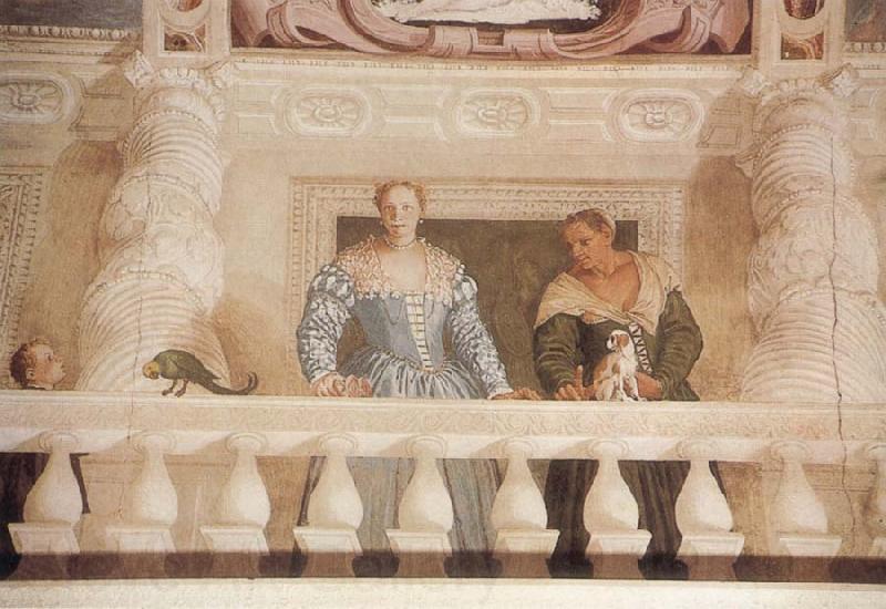 Paolo Veronese Giustiana Barbaro and her Nurse Norge oil painting art